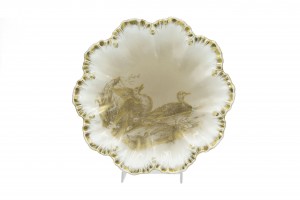 Set of french victorian limoges porcelain plates