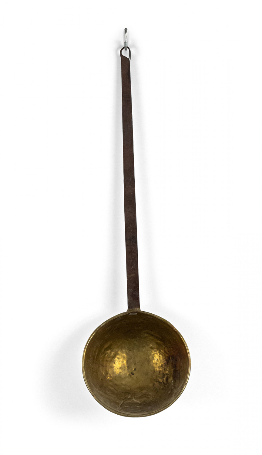 American country style brass and iron ladle