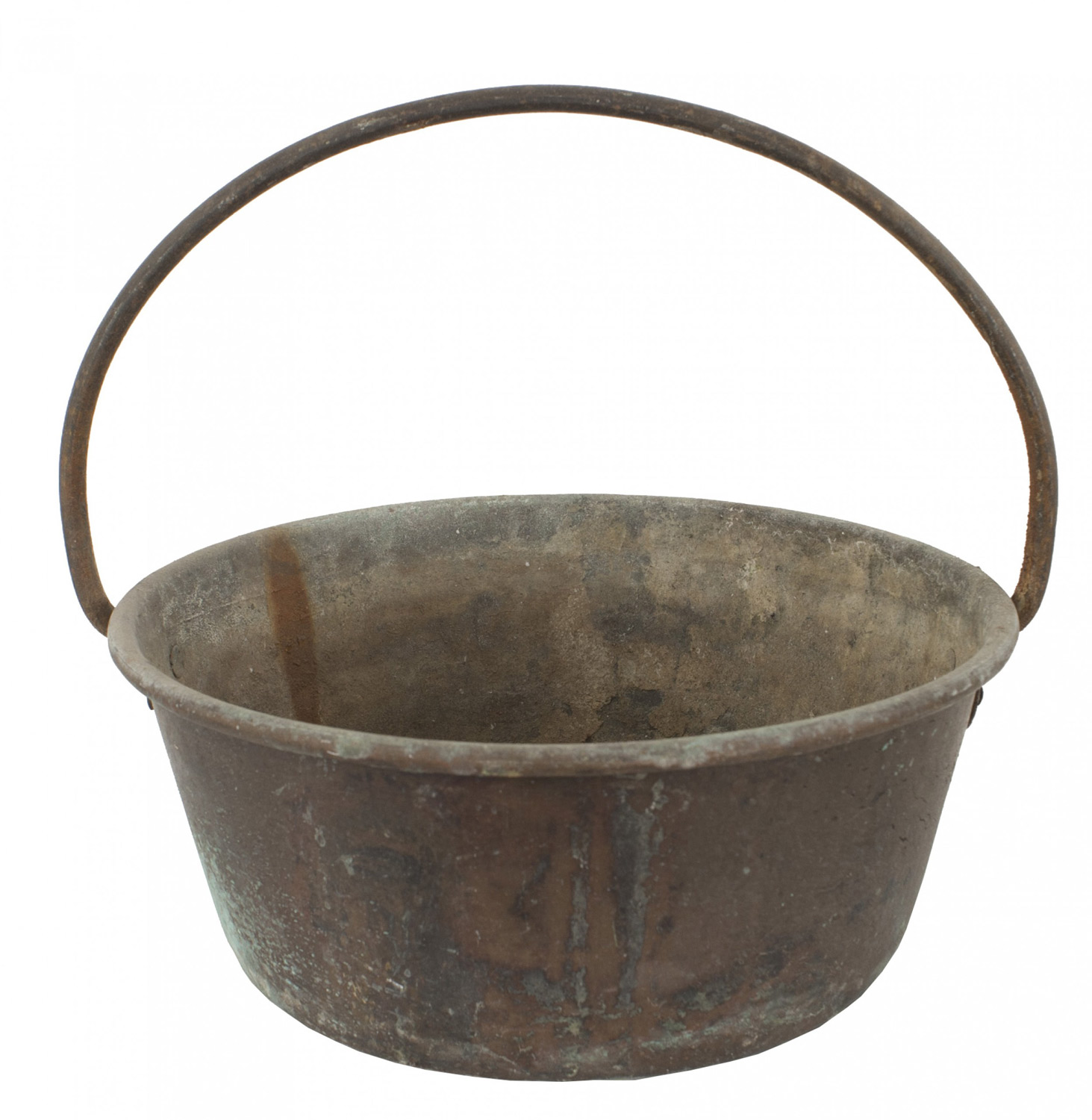 American country style brass cauldron 1