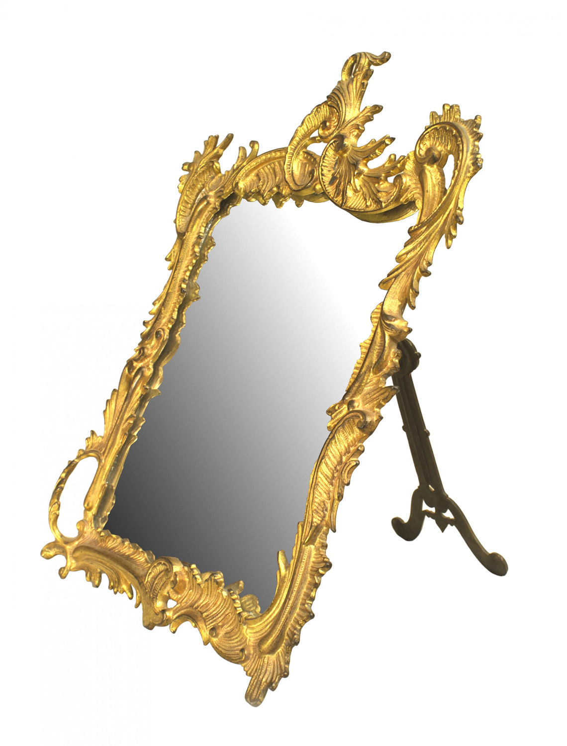 French louis xv style bronze dore dressing table vanity mirror