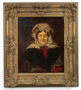 English victorian lady in lace portrait