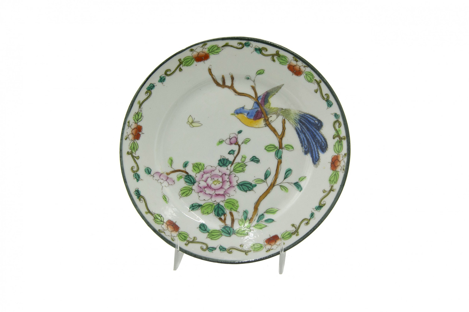 Set of english victorian porcelain plates