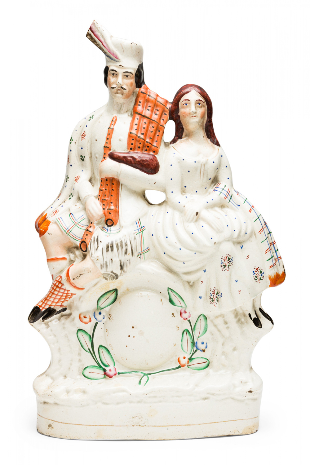 Victorian staffordshire porcelain group