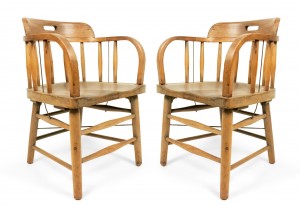 American captains style arm chairs