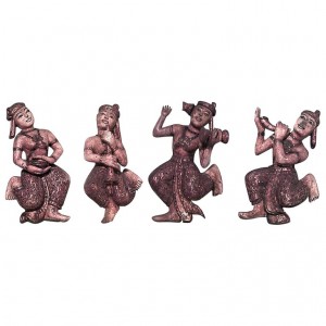 Siamese gold dancing figures 1