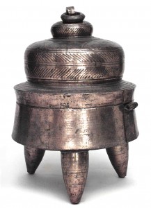Indian style brass charcoal stove