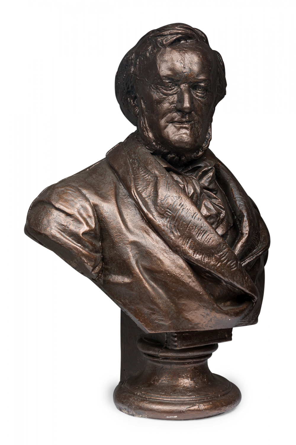 English victorian plaster male bust