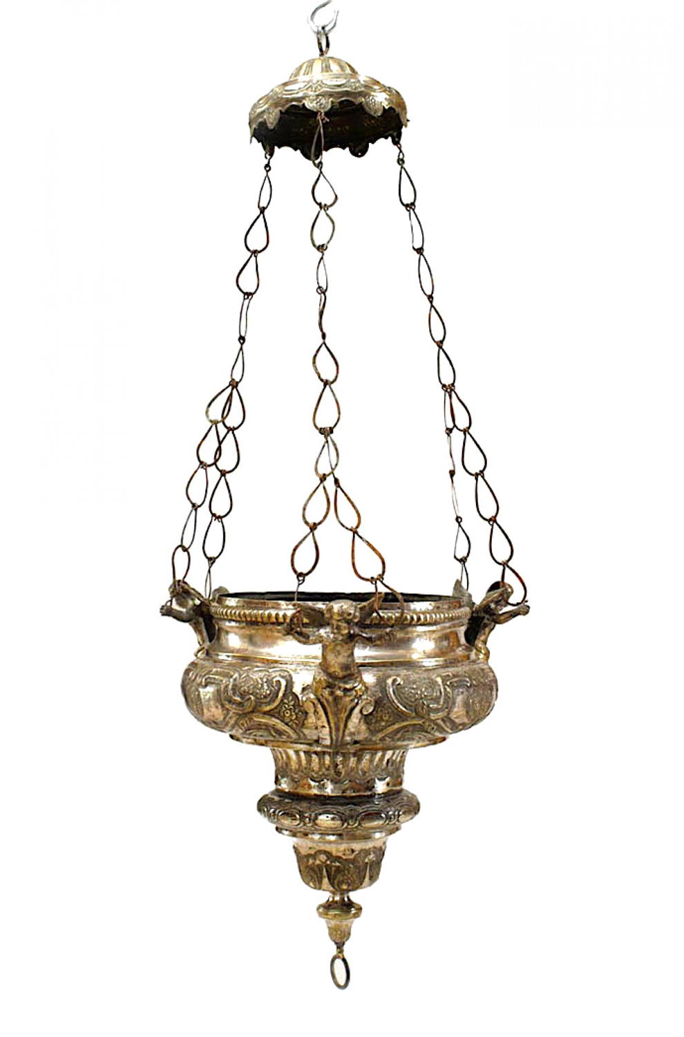 Italian renaissance style cupid sanctuary fixture