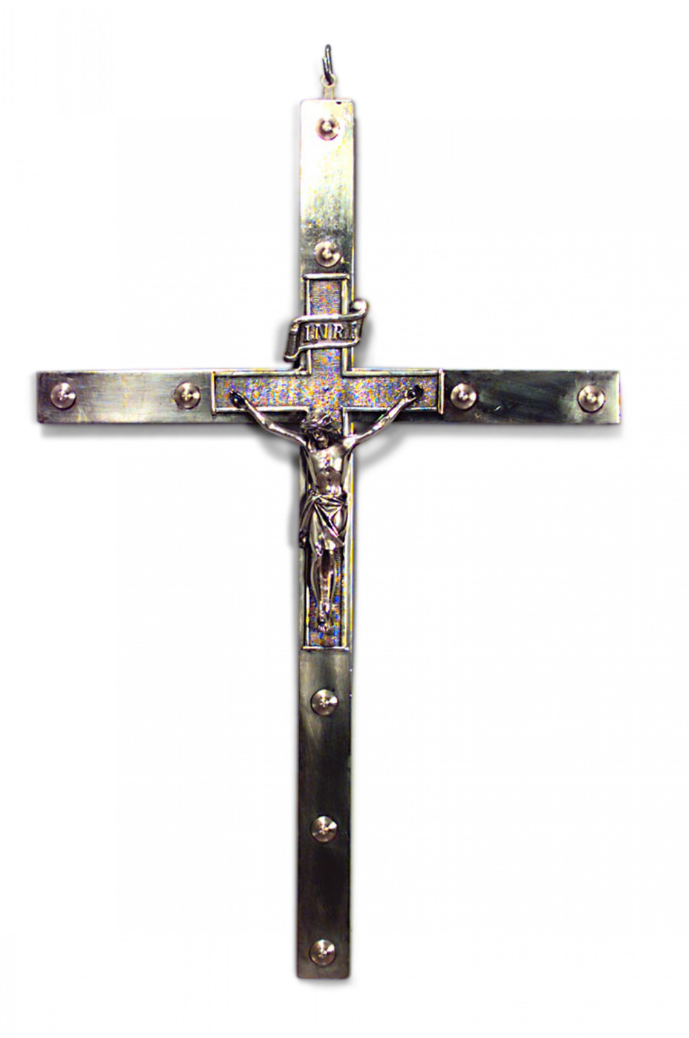 Renaissance brass mounted crucifix 1