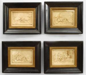 Italian renaissance style soapstone carvings