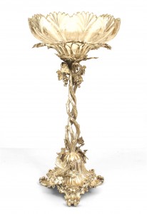English victorian silver plated compote