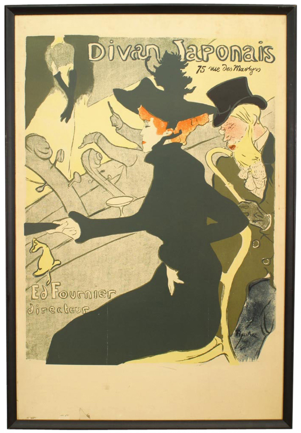 French art nouveau women portrait poster 7