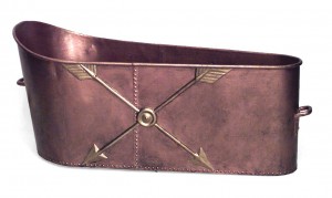 Neo classic style metal Arrow bathtub