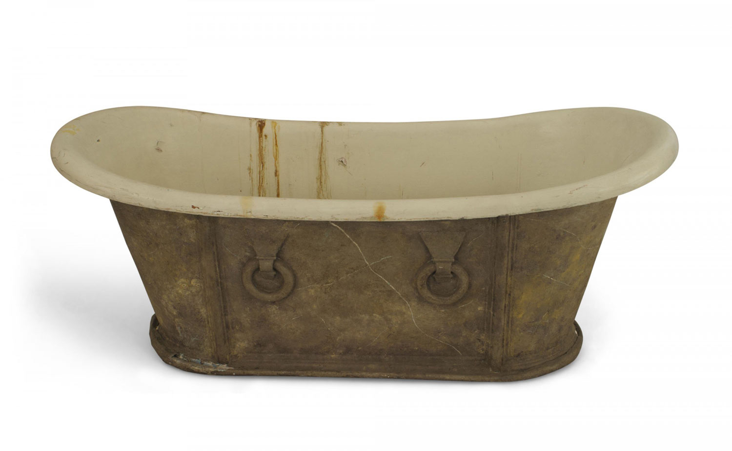 Italian neoclassic style metal bathtub 1