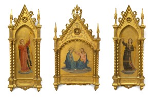Italian renaissance style triptych 1