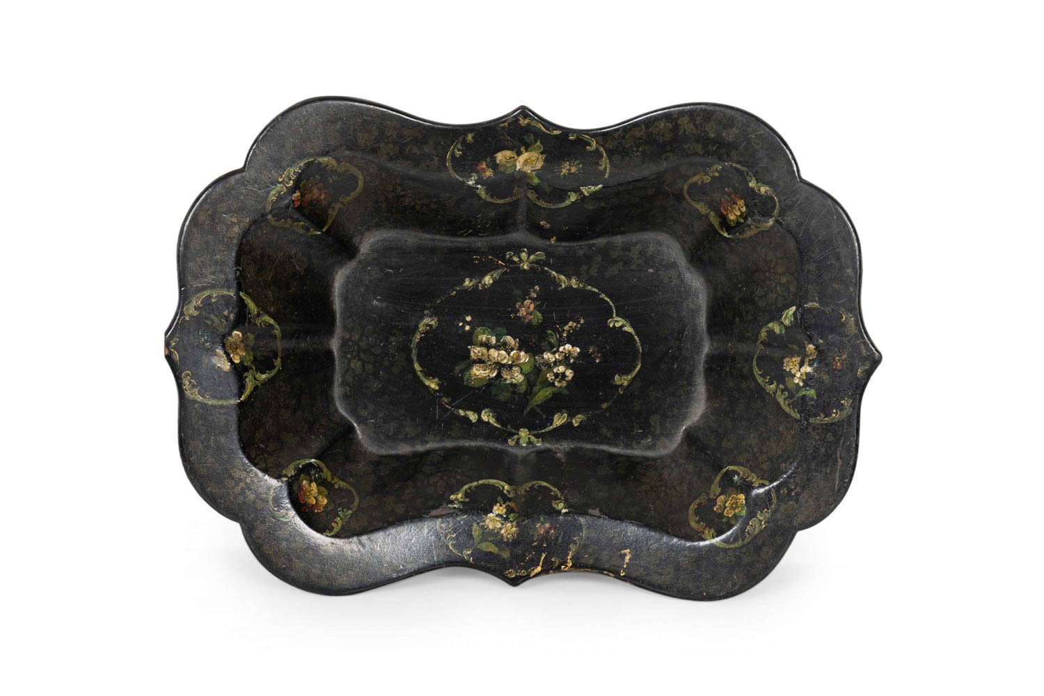 English victorian papier mache tray 2