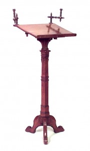 English gothic revival wood lectern