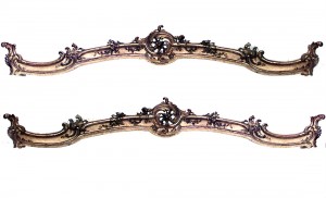 French louis xv gilt carved valances 1