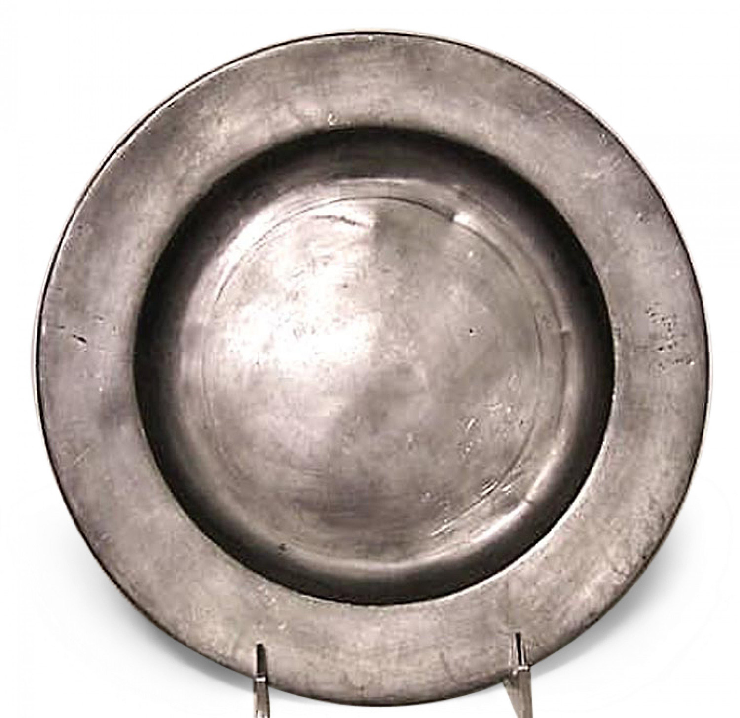 English renaissance pewter dinner plates 1