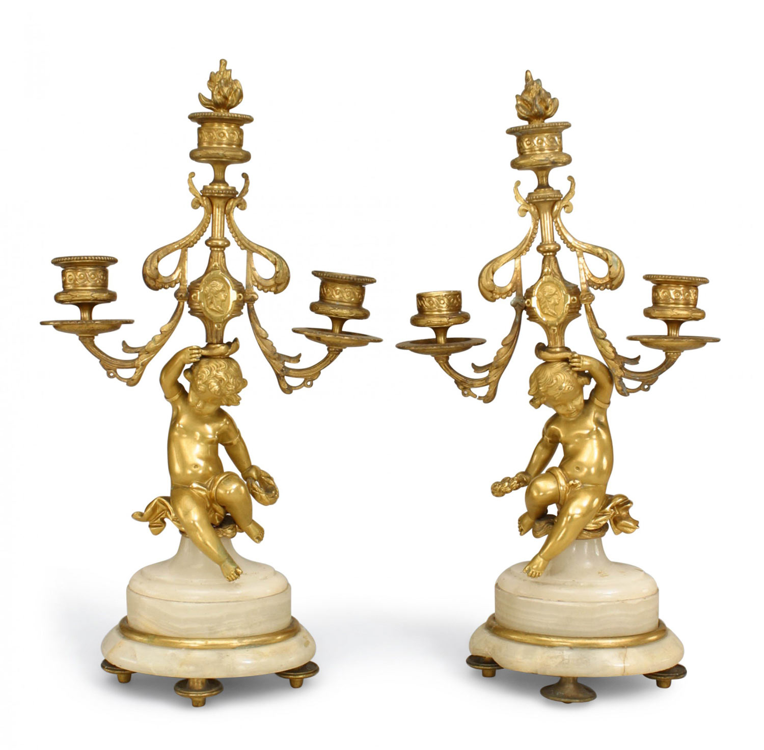 French victorian bronze dore candelabras 4