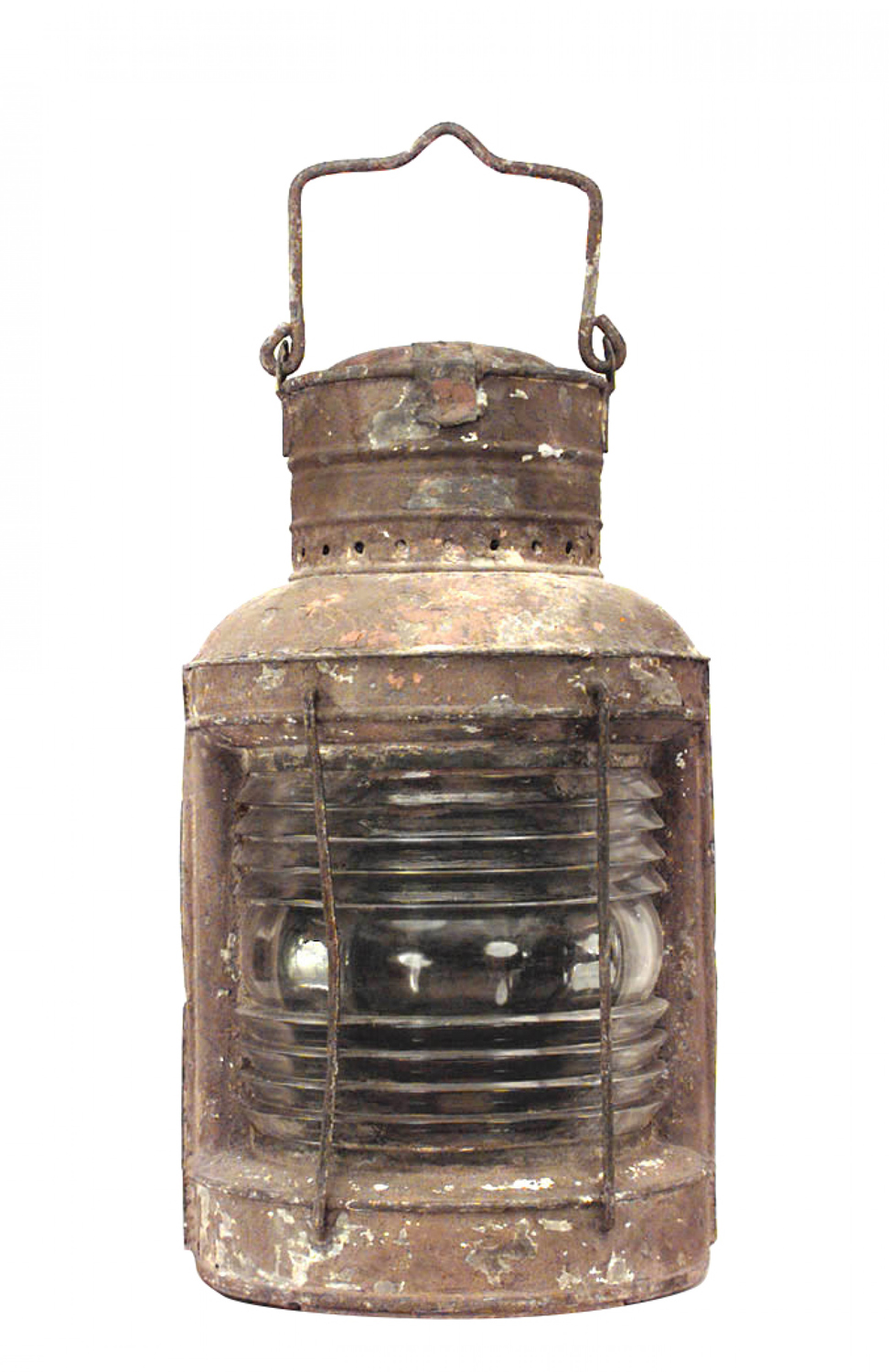 American country iron and glass ship s lantern