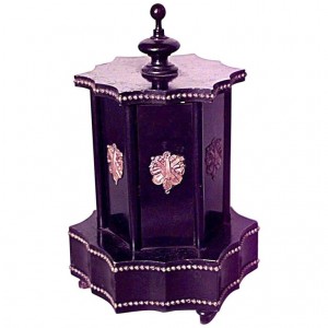 French victorian cigar holder music box 1