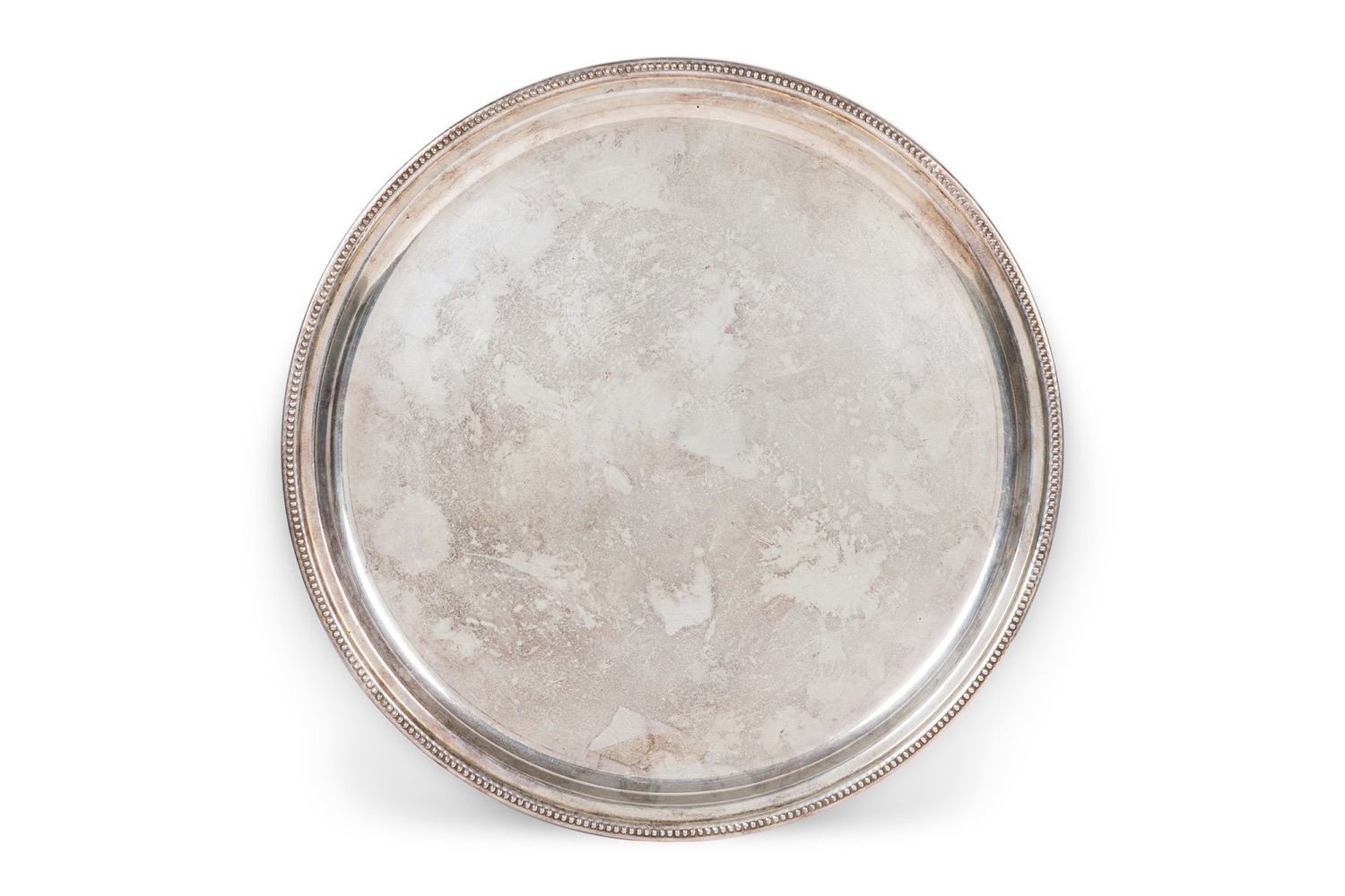 English victorian silver plate tray 9