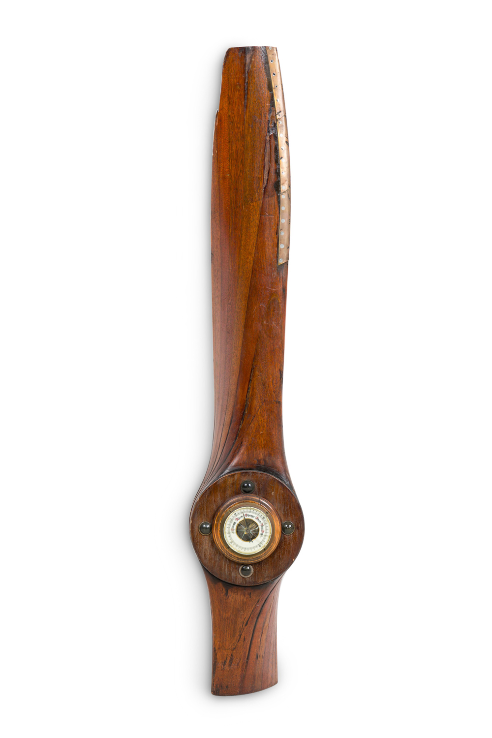 Art deco wood propeller barometer 1