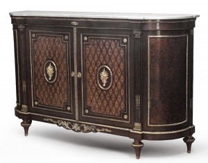 French louis xvi style inlaid sideboard