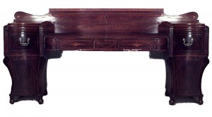 English regency rosewood sideboard