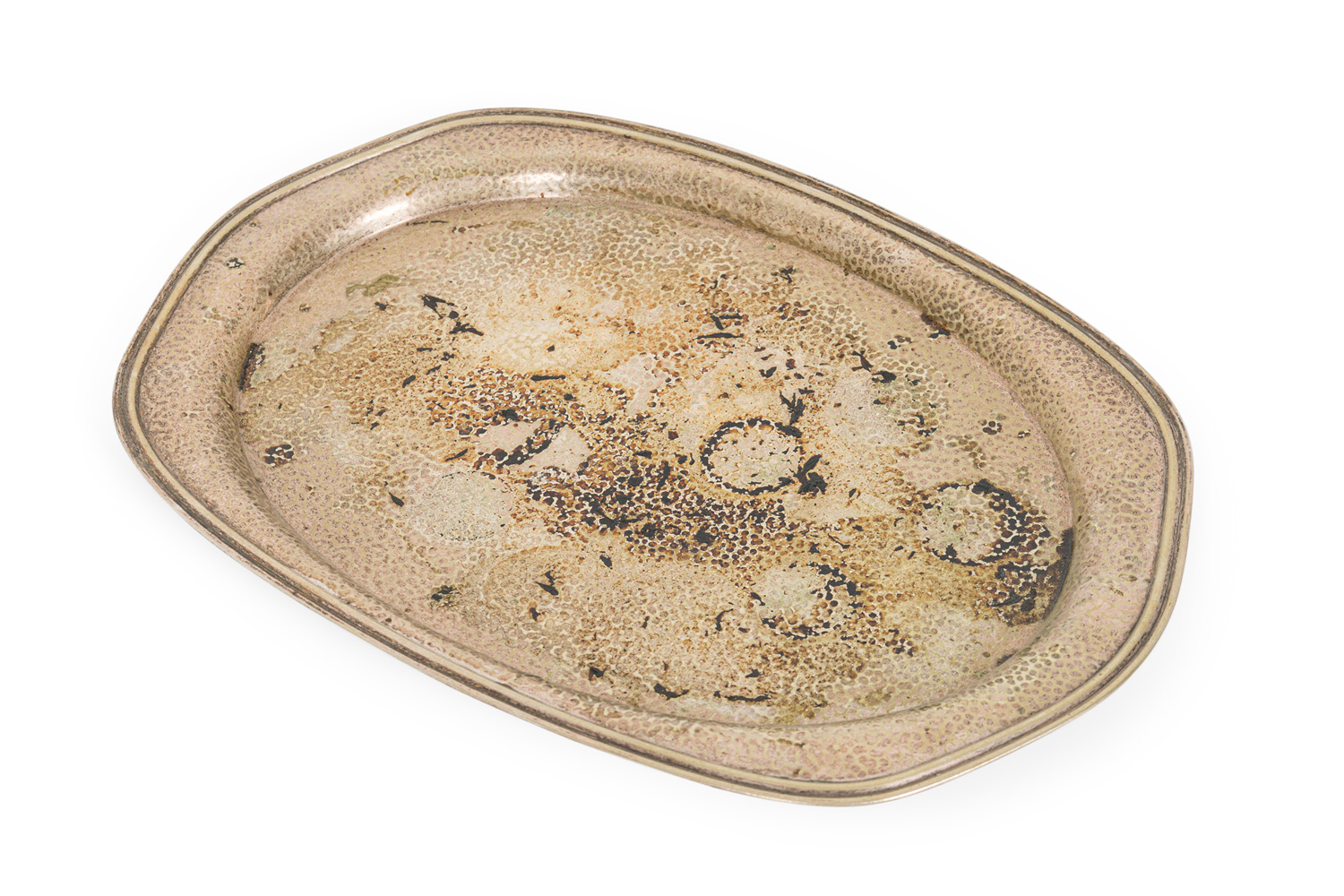 English Renaissance Style Silver Oval Tray dining kitchen accessories english renaissance silver plate 017239d