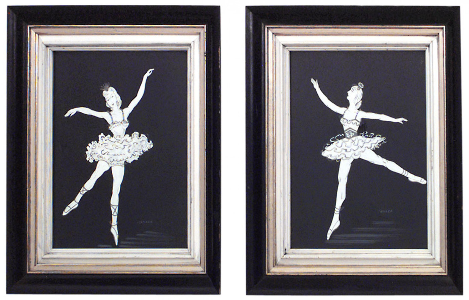 Art moderne ballerina prints