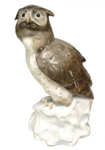 Danish porcelain owl