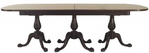 English chippendale style mahogany dining table