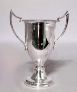 Silver plate trophy 1