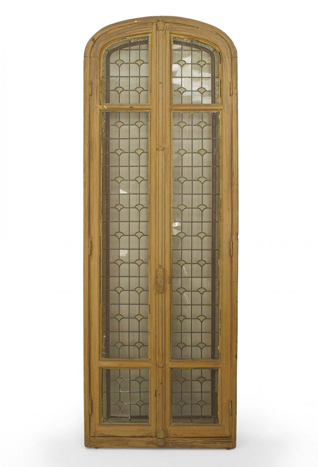 French victorian stripped arch doors 1