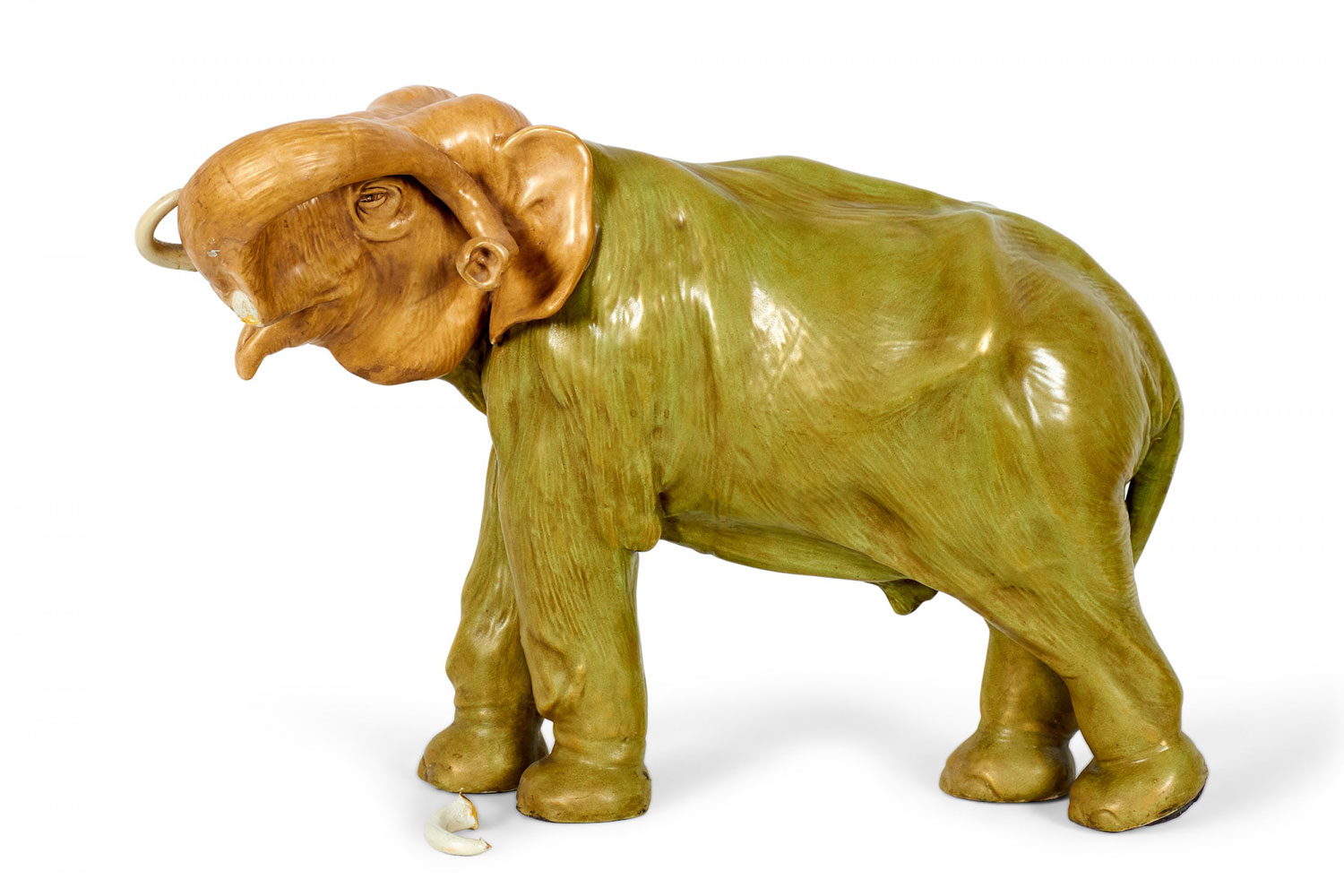 English victorian porcelain elephant