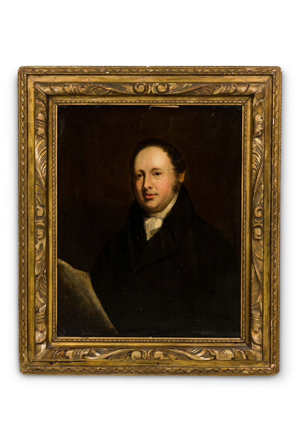 American federal man in black portrait 1