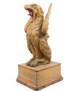 Dutch carved wooden eagle figure