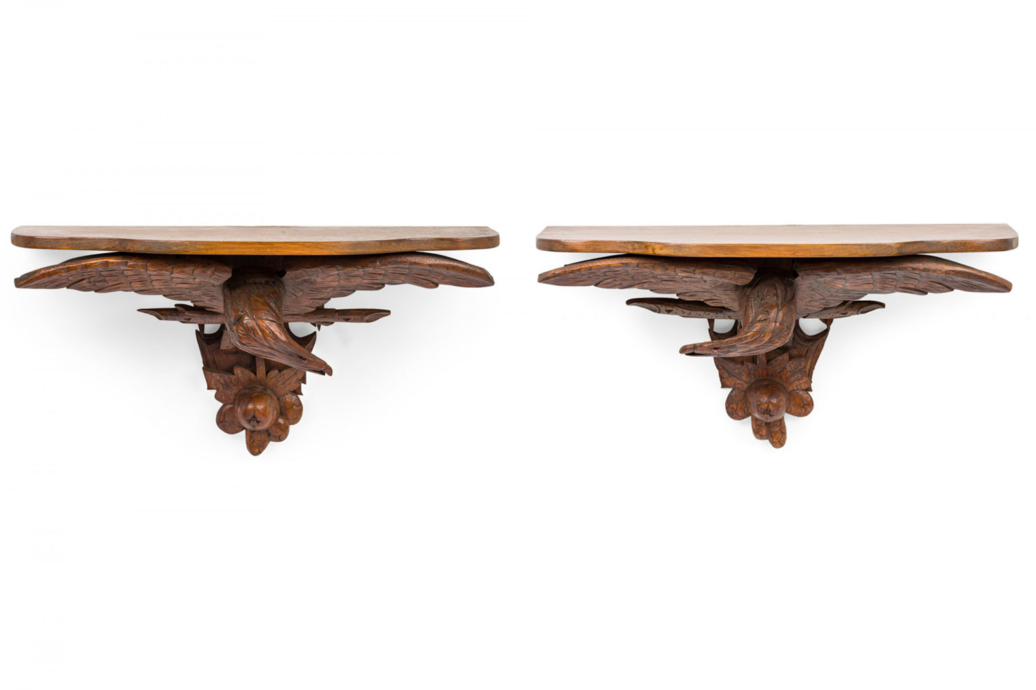 American country pine eagle shelf