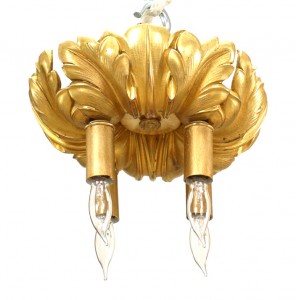 French louis xv style gilt ceiling fixture