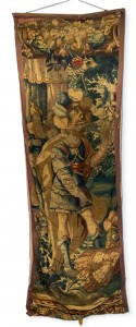 Belgian woven tapestry of soldier
