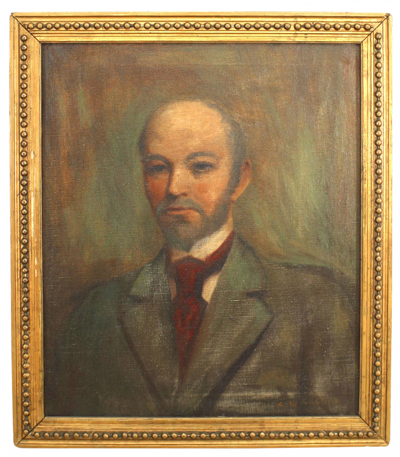 American victorian man with beard portrait 2