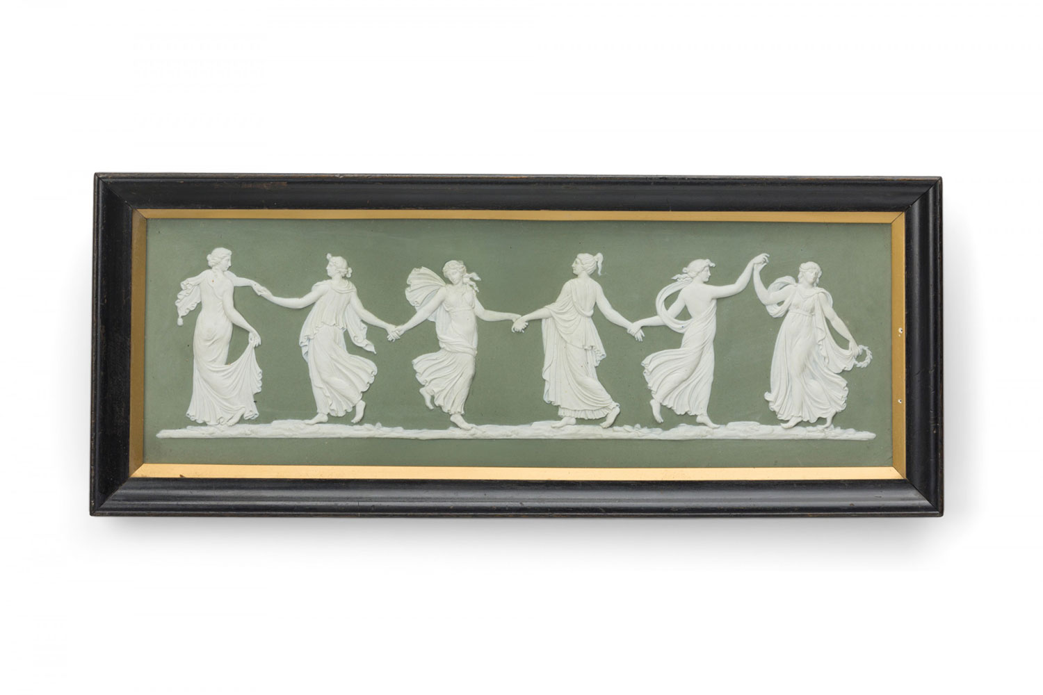 English wedgwood porcelain maidens wall plaque
