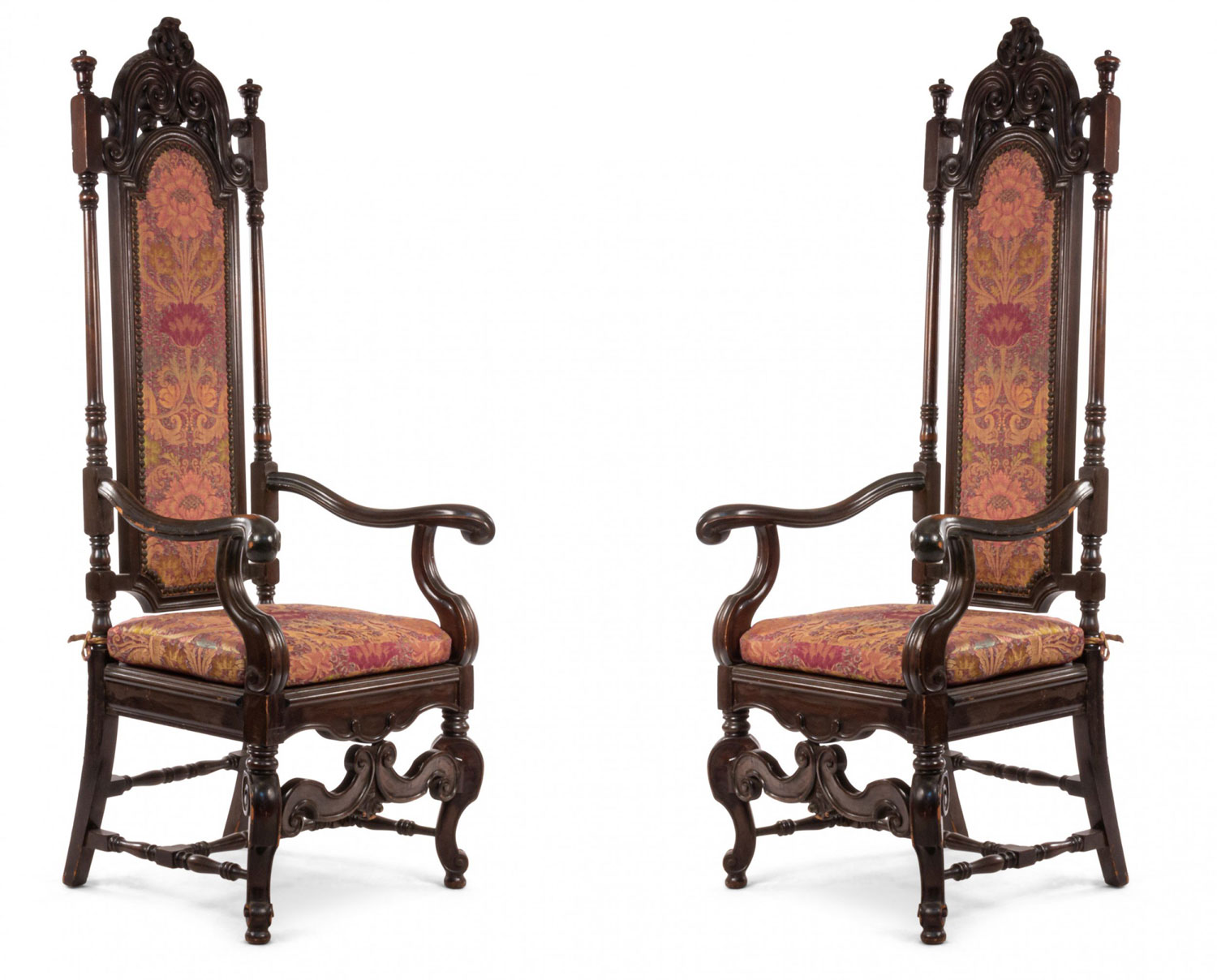 English james ii walnut arm chair 1