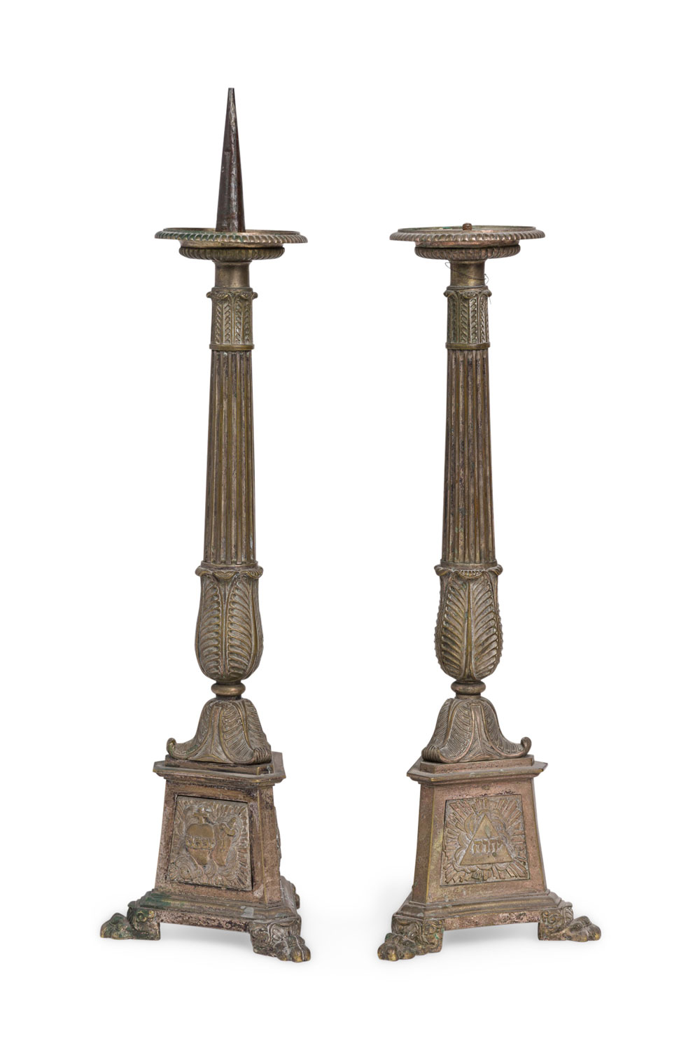 Spanish renaissance altar candlesticks