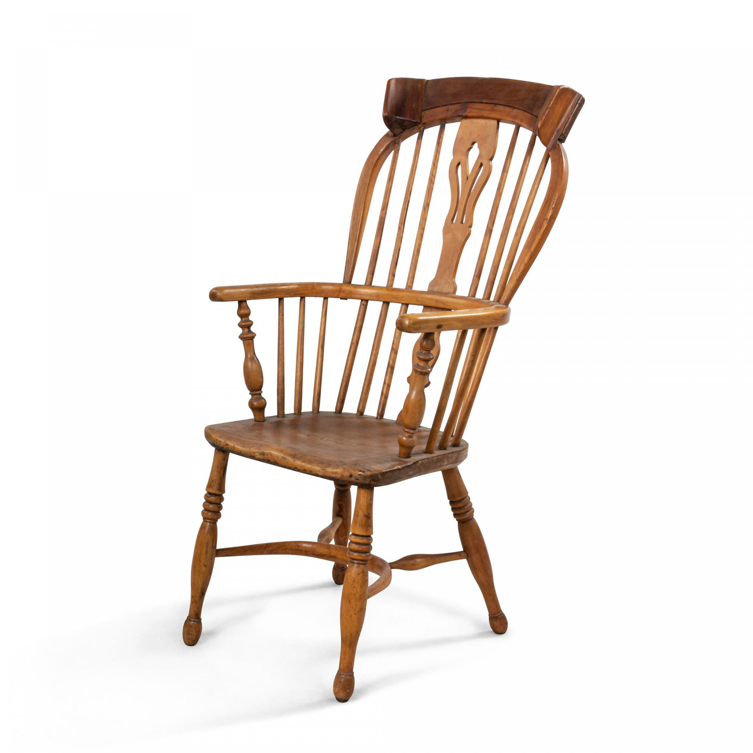 English country pine windsor arm chair 1