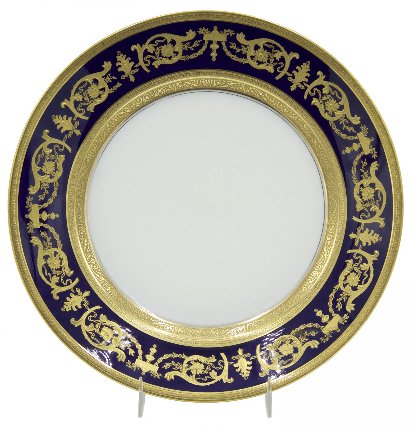 Set of 8 french victorian haviland porcelain dinner plates