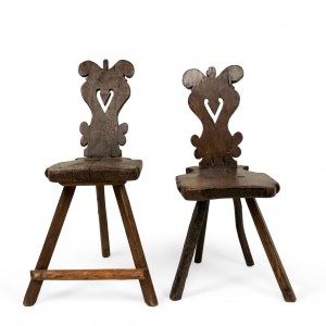 Italian renaissance walnut sgabelli stoll 1