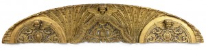 French victorian gilt carved wall plaque 1